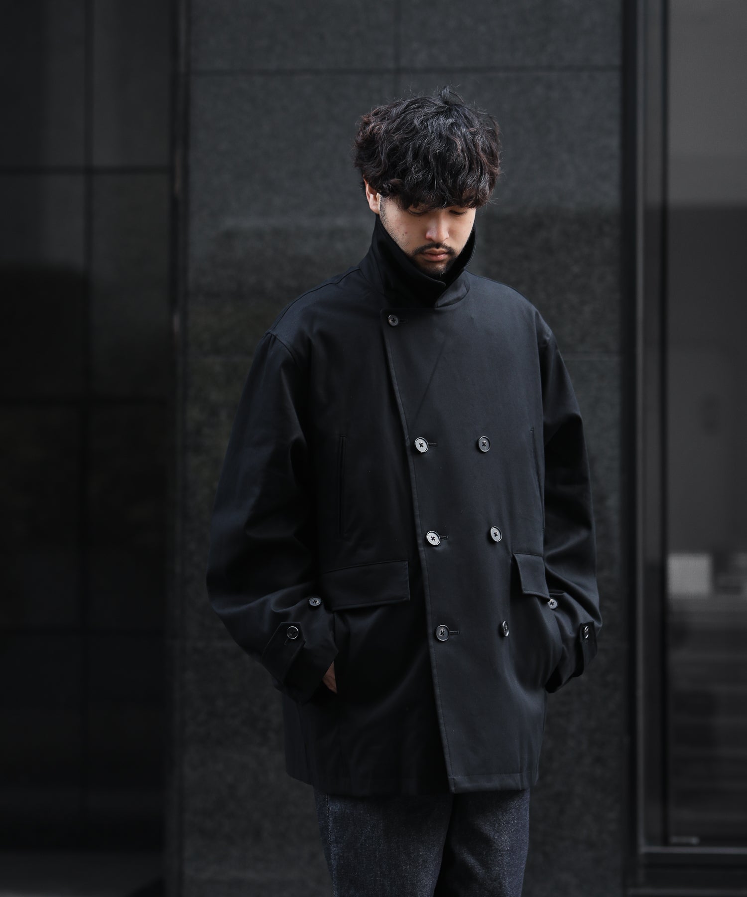 stein】OVERSIZED DOUBLE BREASTED HALF COAT | 公式通販サイト