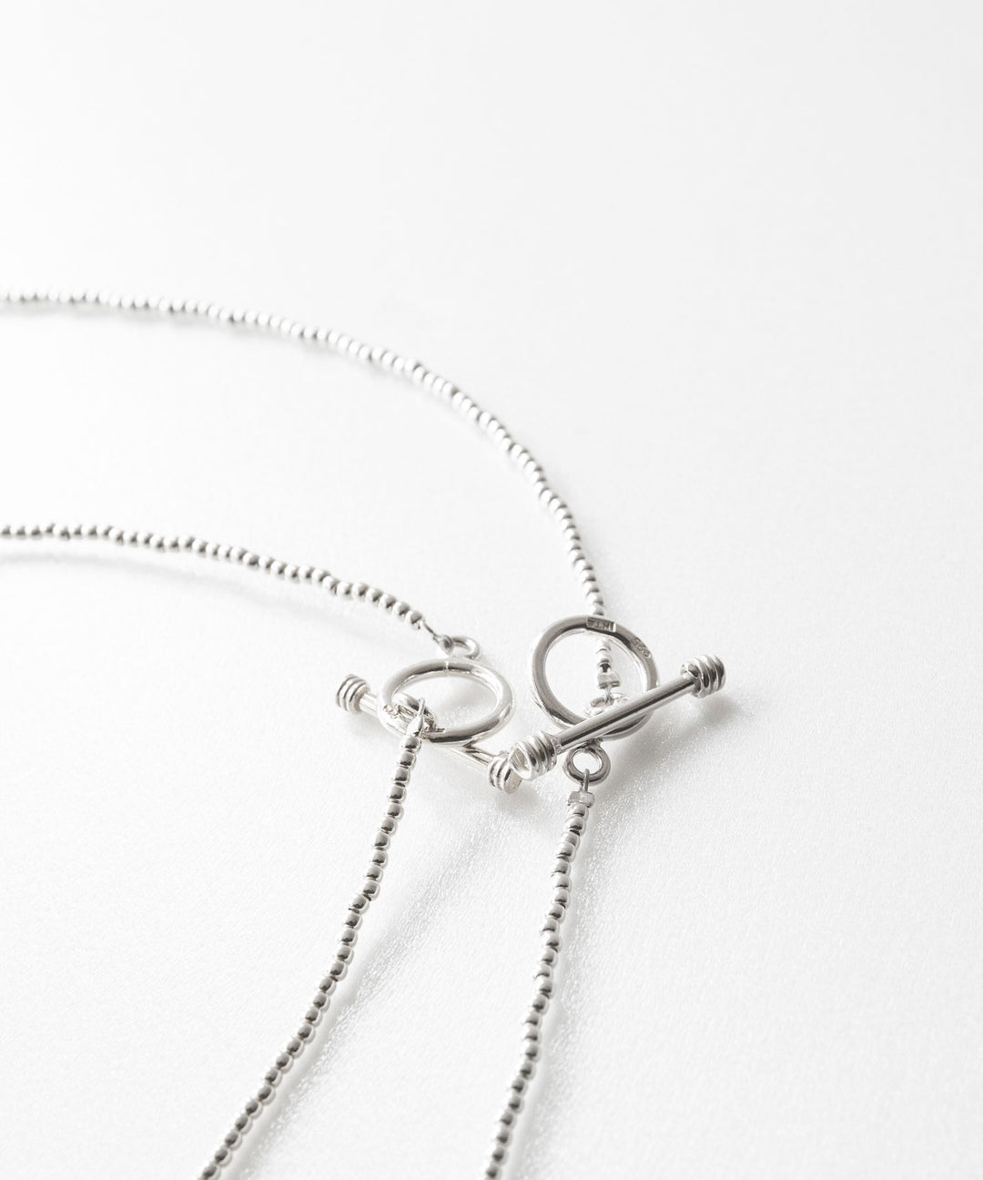 【INTÉRIM】TAXCO SILVER PAIR NECKLACE - SILVER
