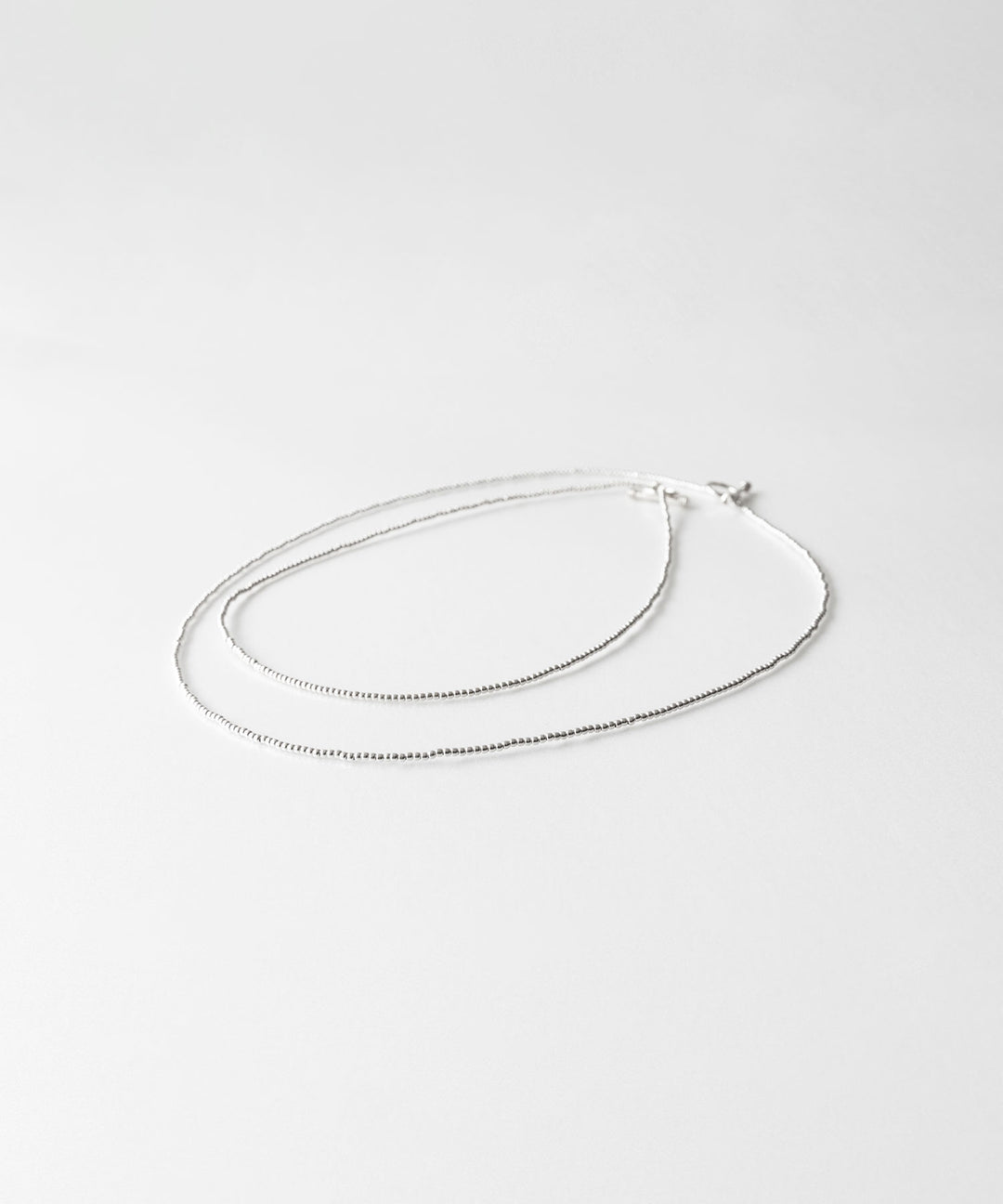 【INTÉRIM】TAXCO SILVER PAIR NECKLACE - SILVER