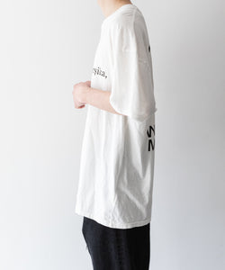 【Fujimoto】フジモト23SSコレクションのOVER DYED SYMBOL T SHIRTS WITH A.S - OFF WHITE