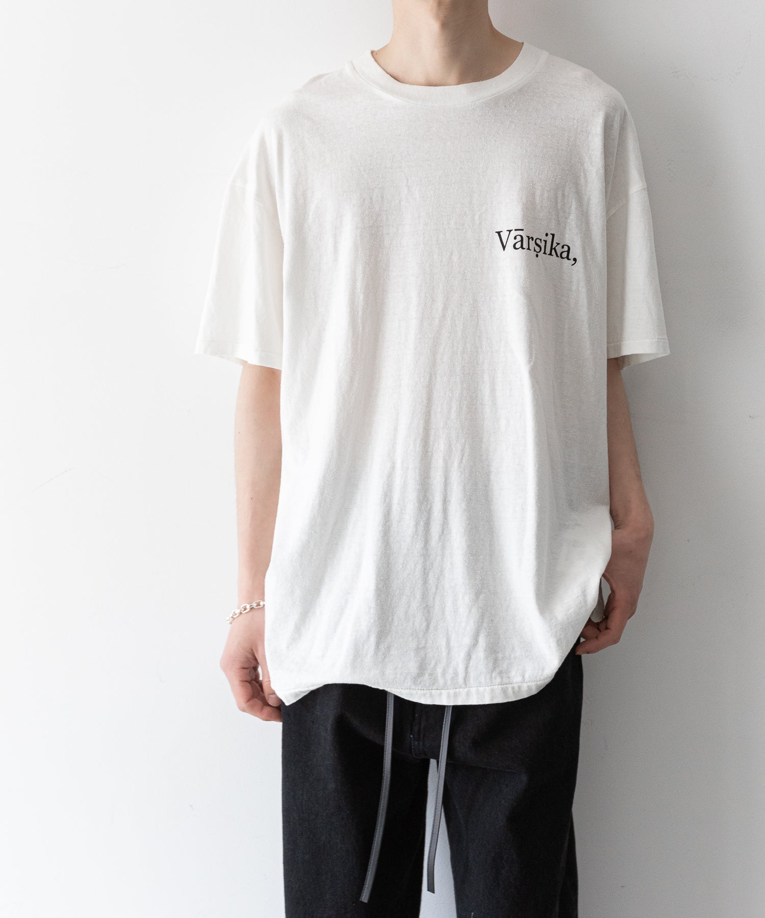 【Fujimoto】フジモト23SSコレクションのOVER DYED SYMBOL T SHIRTS WITH A.S - OFF WHITE