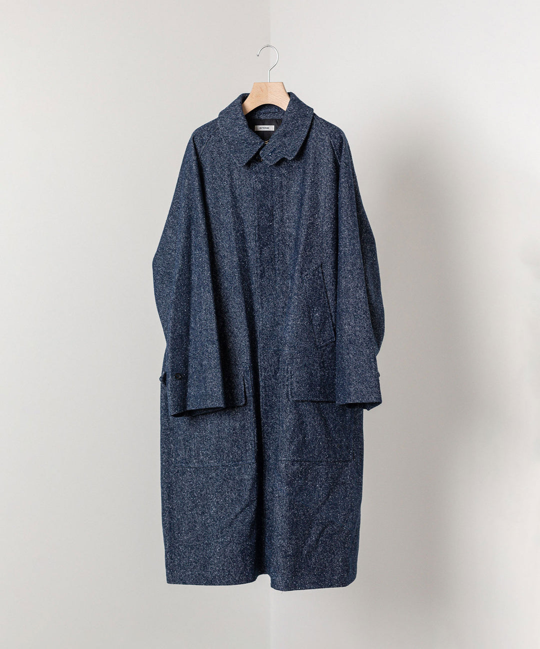 INTÉRIM インテリム HYPER BIG SILK DENIM SINGLE RANGE 4PK FLAP COAT 公式通販サイト sessionセッション福岡セレクトショップ