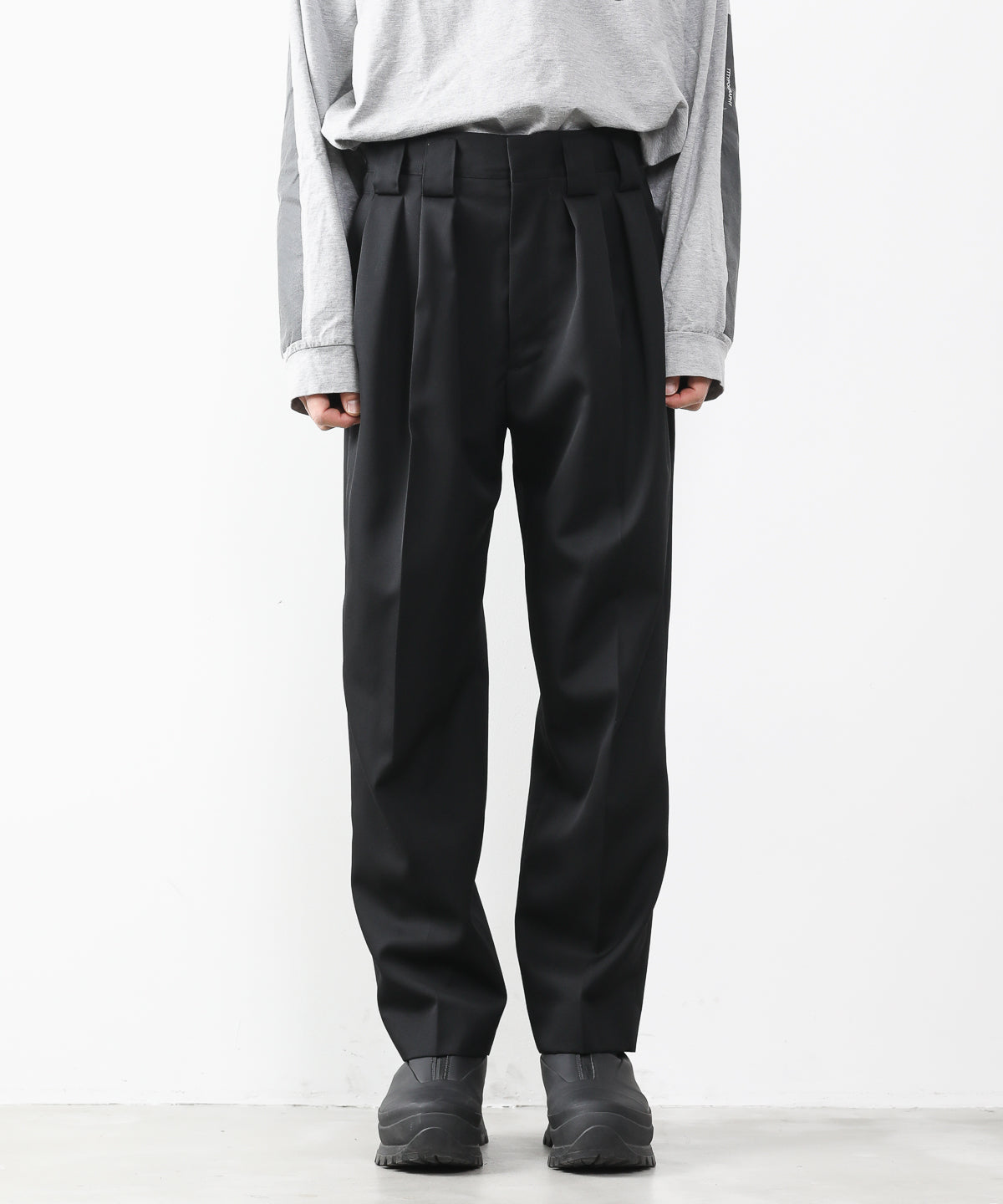 stein double wide trousers black S 22ss | kensysgas.com