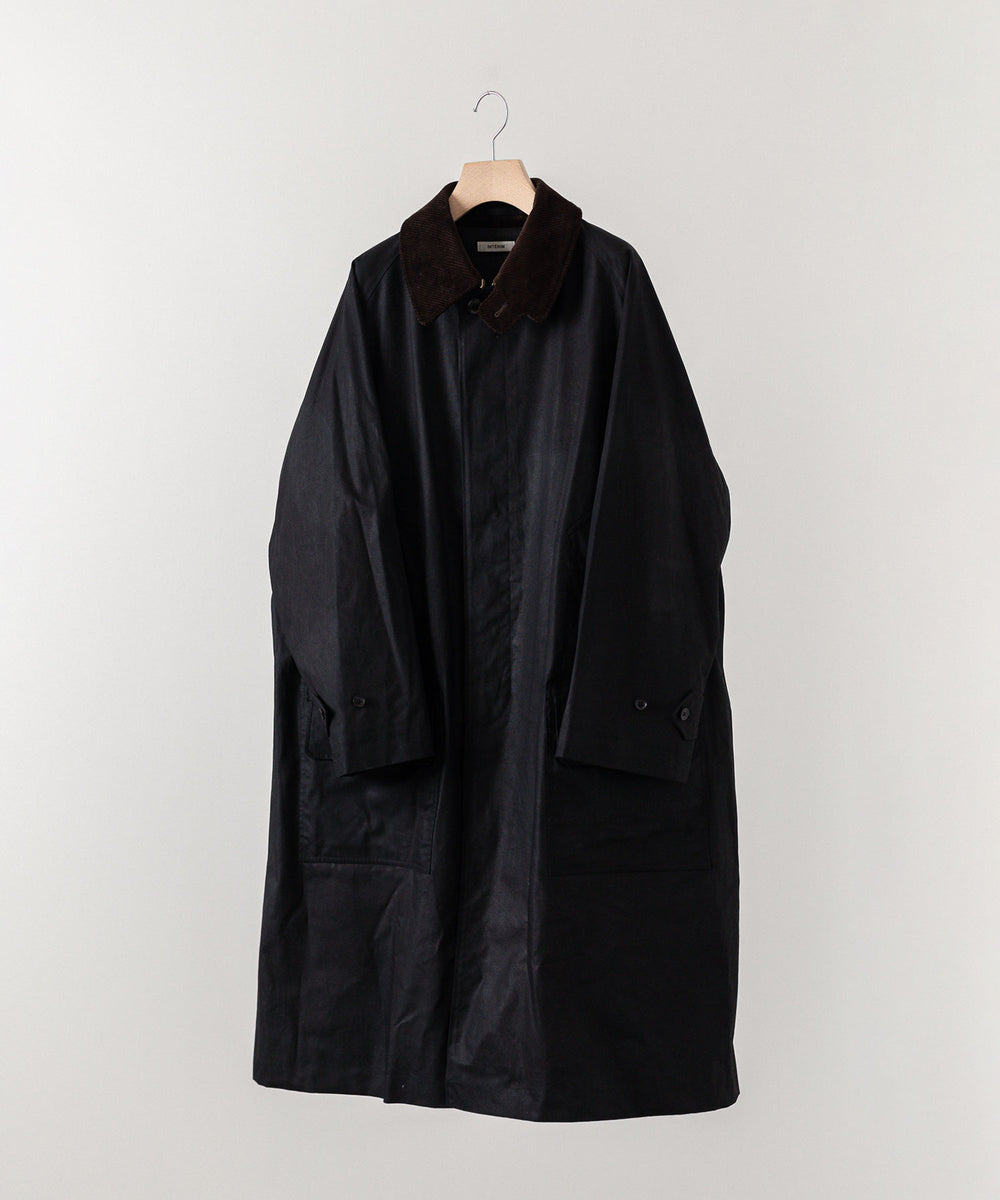 INTÉRIM インテリム HYPER BIG OILED CLOTH SINGLE RAGLAN 4PK FLAP COAT  公式通販サイト sessionセッション福岡セレクトショップ