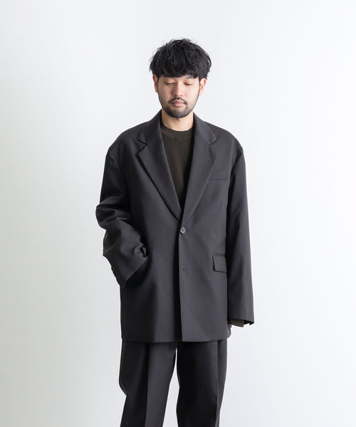 stein / シュタイン】OVERSIZED SINGLE BREASTED JACKET - DARK