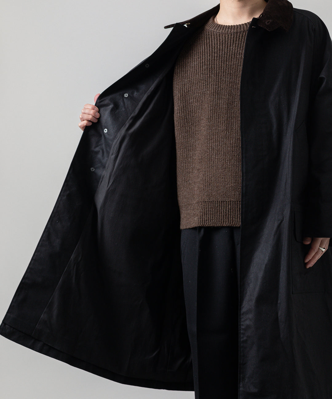 INTÉRIM インテリム HYPER BIG OILED CLOTH SINGLE RAGLAN 4PK FLAP COAT 公式通販サイト sessionセッション福岡セレクトショップ