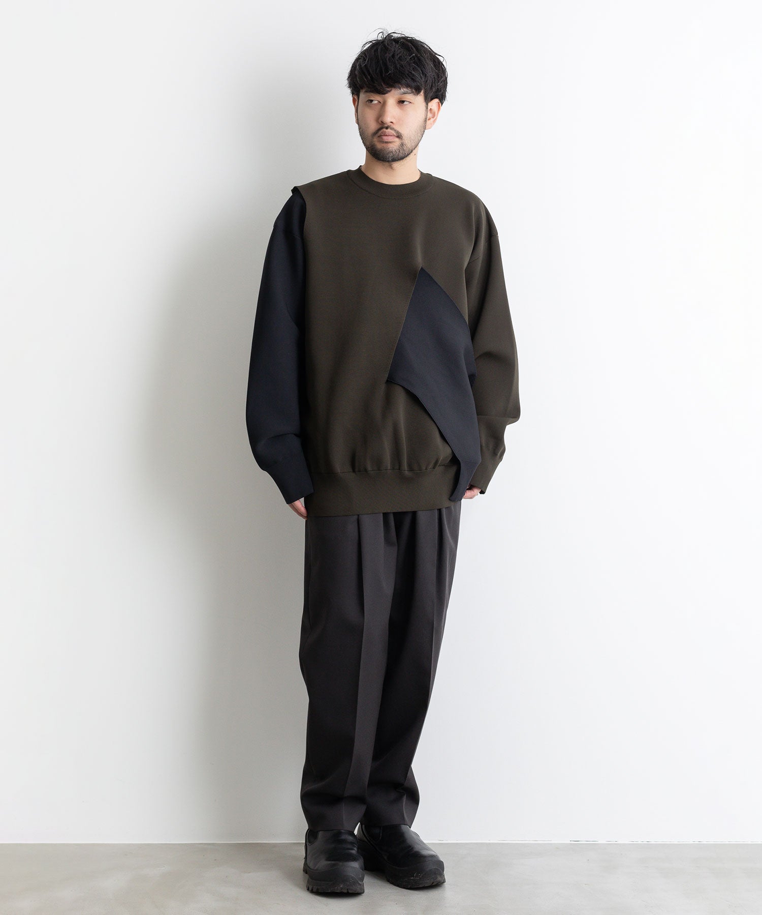 23SS stein High Count Crossover Knit LS-