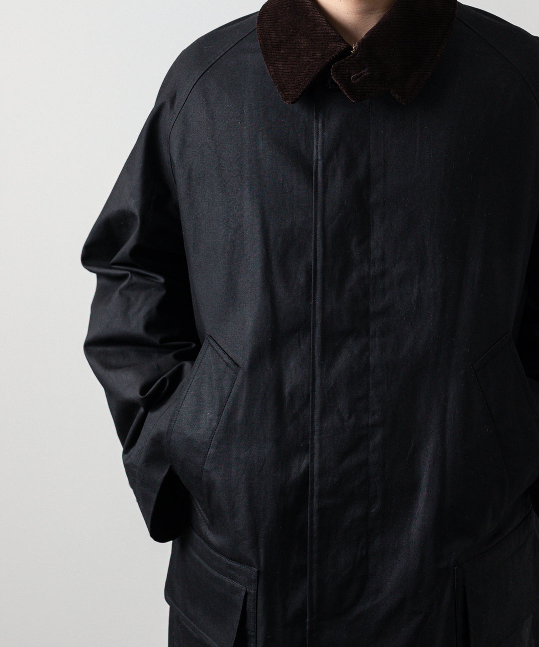 INTÉRIM インテリム HYPER BIG OILED CLOTH SINGLE RAGLAN 4PK FLAP COAT 公式通販サイト sessionセッション福岡セレクトショップ