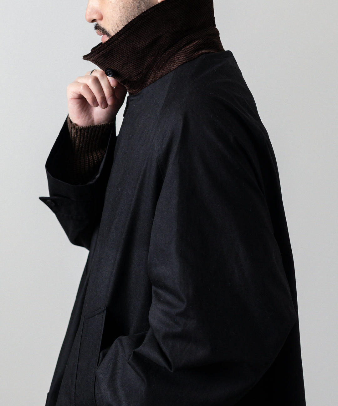 INTÉRIM インテリム HYPER BIG OILED CLOTH SINGLE RAGLAN 4PK FLAP COAT 公式通販サイト sessionセッション福岡セレクトショップ