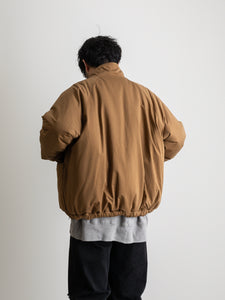 KANEMASA(カネマサ)の22AWコレクションのTYPEWRITER KNIT PCU BLOUSONのCOYOTE