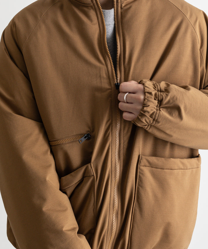 【KANEMASA】TYPEWRITER KNIT PCU BLOUSON - COYOTE