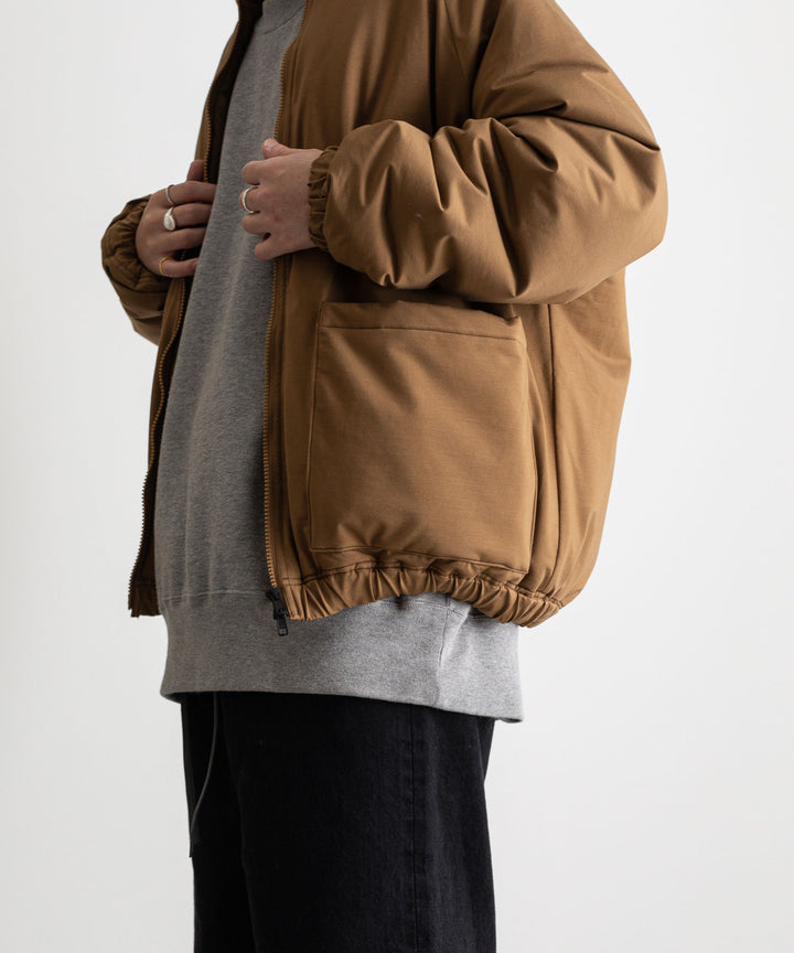 KANEMASA(カネマサ)の22AWコレクションのTYPEWRITER KNIT PCU BLOUSONのCOYOTE