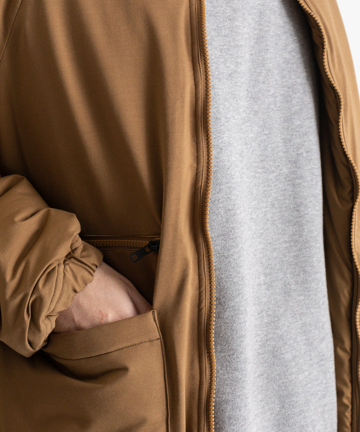 KANEMASA(カネマサ)の22AWコレクションのTYPEWRITER KNIT PCU BLOUSONのCOYOTE