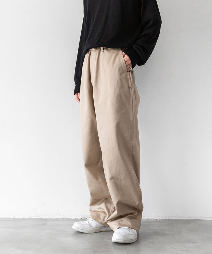 INTÉRIM インテリムのHYPER BIG M-41 CHINOES - BEIGE