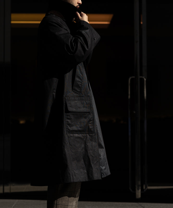 INTÉRIM インテリム HYPER BIG OILED CLOTH SINGLE RANGE 4PK FLAP COAT 公式通販サイト sessionセッション福岡セレクトショップ