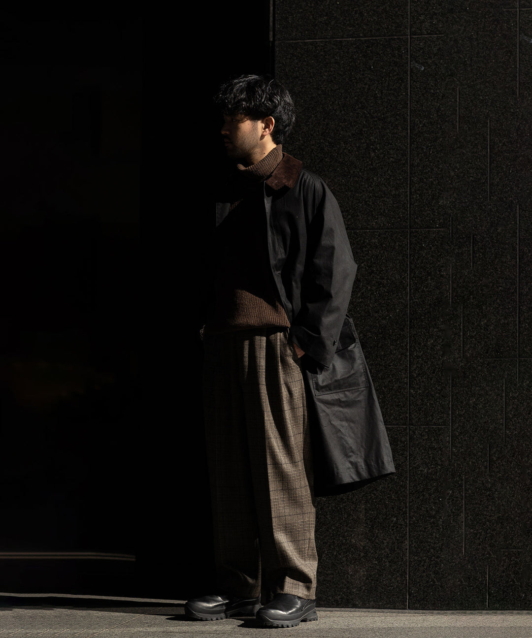 INTÉRIM インテリム HYPER BIG OILED CLOTH SINGLE RANGE 4PK FLAP COAT 公式通販サイト sessionセッション福岡セレクトショップ