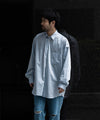 【INTÉRIM】HYPER BIG 200/2 SUPIMA TWILL REGULAR COLLAR SHIRT - L.BLUE
