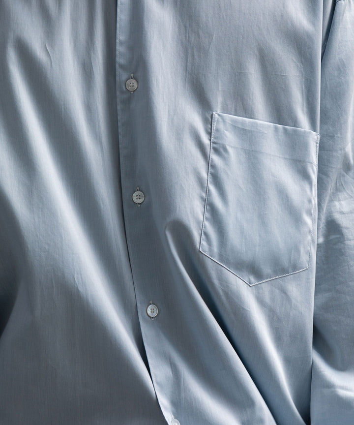 INTERIM(インテリム)の22AWコレクションのHYPER BIG 200/2 SUPIMA TWILL REGULAR COLLAR SHIRTの L.BLUE