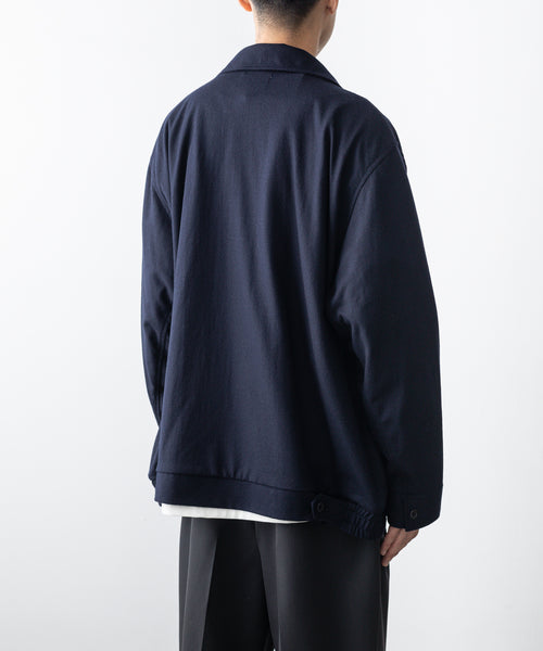 Wool Loose Fit Drizzler Jacket(kanemasa)