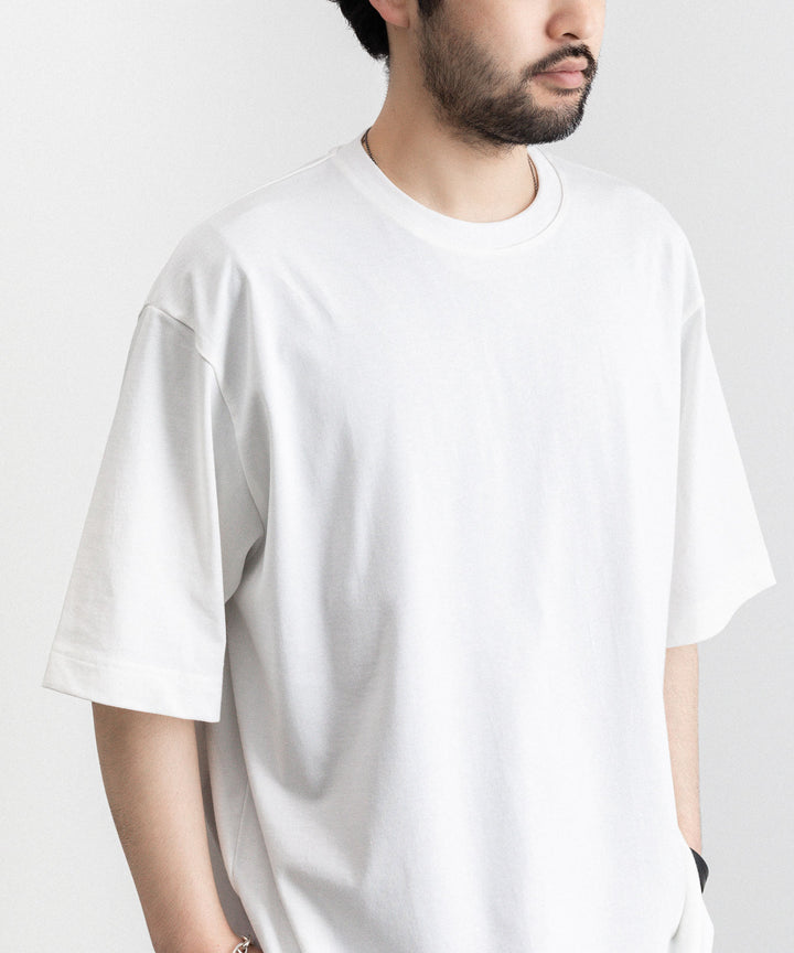 KANEMASA(カネマサ)の23SSコレクションのHIGH TWIST YARN LOOSE TEE の WHITE