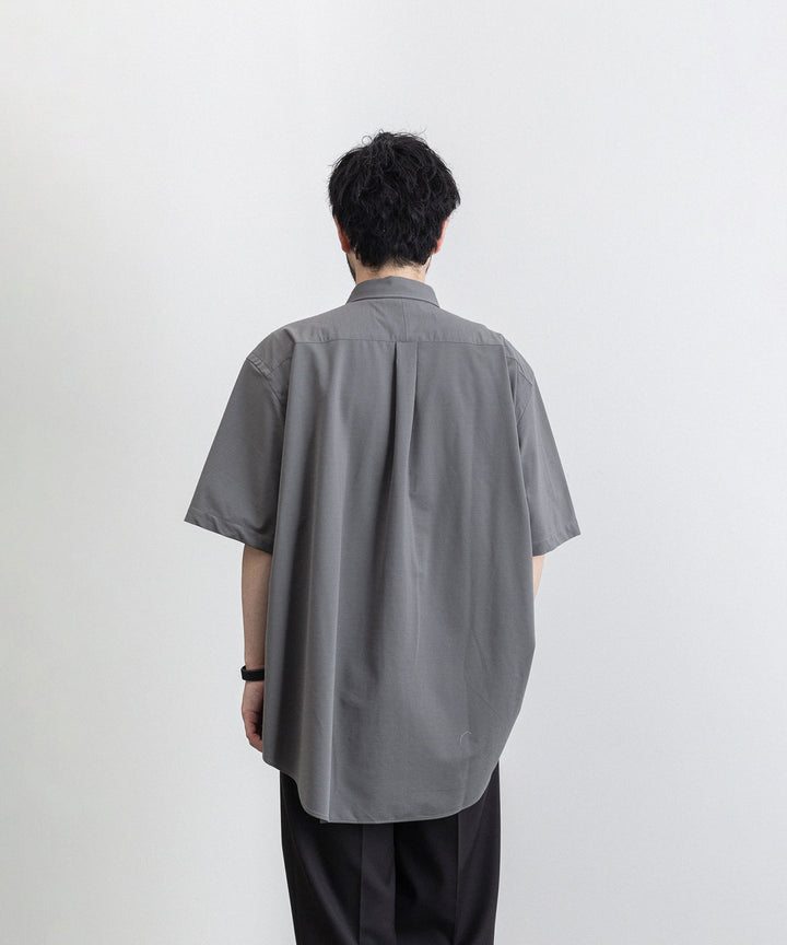 KANEMASA(カネマサ)の23SSコレクションのROYAL OX DRESS JERSEY SHORT SLEEVE SHIRTのGRAY
