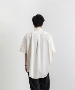 KANEMASA(カネマサ)の23SSコレクションのROYAL OX DRESS JERSEY SHORT SLEEVE SHIRTのECRU