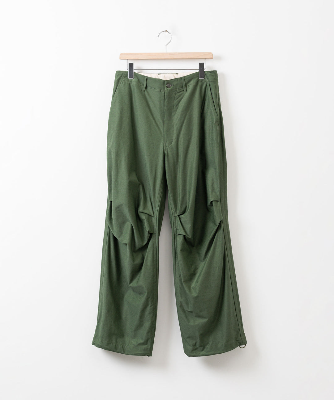 【KANEMASA PHIL.】TYPEWRITER HIGH GAUGE JERSEY OVER PANTS - MILITARY GREEN
