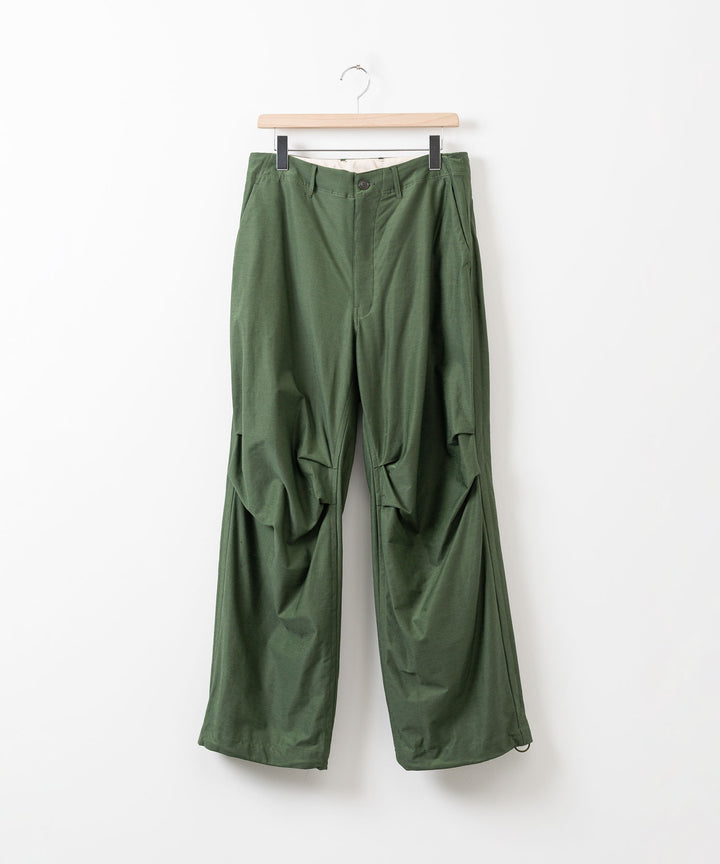 【KANEMASA PHIL.】TYPEWRITER HIGH GAUGE JERSEY OVER PANTS - MILITARY GREEN