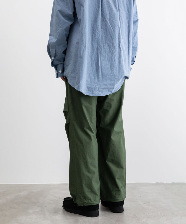 【KANEMASA PHIL.】TYPEWRITER HIGH GAUGE JERSEY OVER PANTS - MILITARY GREEN