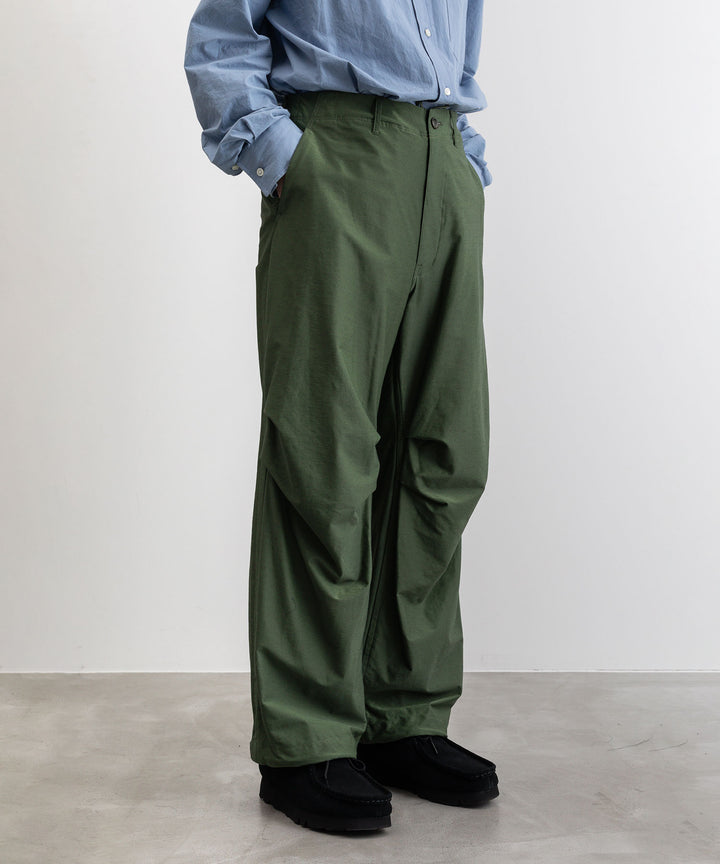 【KANEMASA PHIL.】TYPEWRITER HIGH GAUGE JERSEY OVER PANTS - MILITARY GREEN