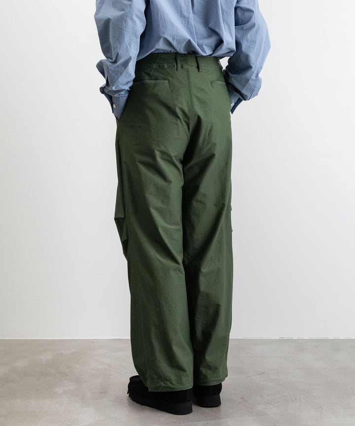 【KANEMASA PHIL.】TYPEWRITER HIGH GAUGE JERSEY OVER PANTS - MILITARY GREEN
