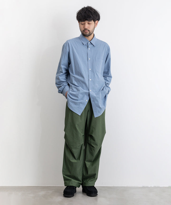 【KANEMASA PHIL.】TYPEWRITER HIGH GAUGE JERSEY OVER PANTS - MILITARY GREEN