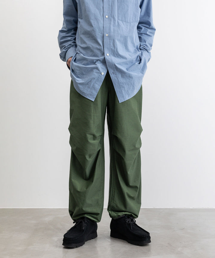 【KANEMASA PHIL.】TYPEWRITER HIGH GAUGE JERSEY OVER PANTS - MILITARY GREEN