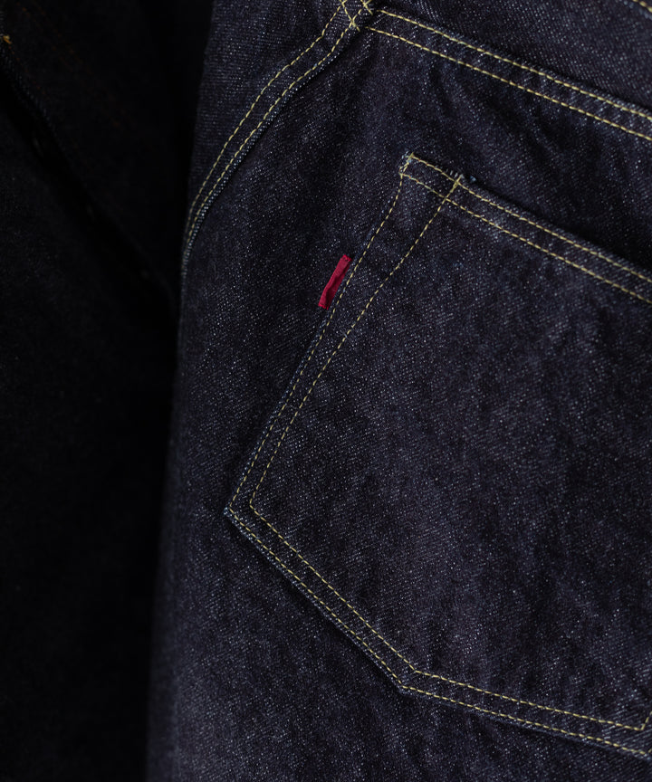【INTÉRIM】WWⅡ 1943 HEAVY KIBATA SHUTTLE DENIM JEANS - NAVY