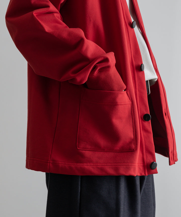 カネマサ通販【KANEMASA】SUPER FINE GAUGE CARDIGANのRED
