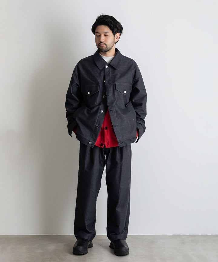 カネマサ通販【KANEMASA】SUPER FINE GAUGE CARDIGANのRED