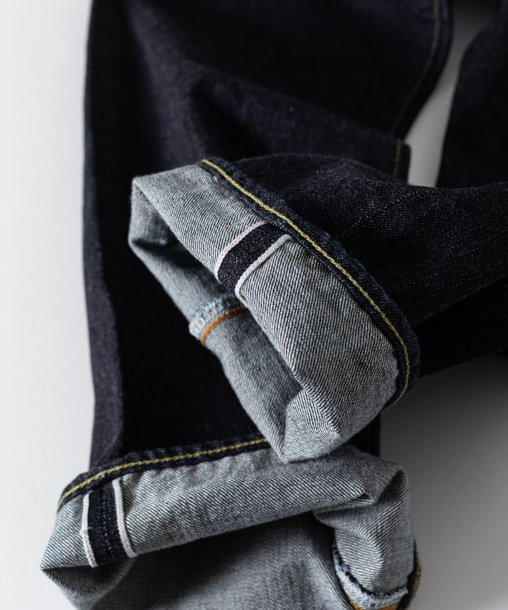 【INTÉRIM】WWⅡ 1943 HEAVY KIBATA SHUTTLE DENIM JEANS - NAVY