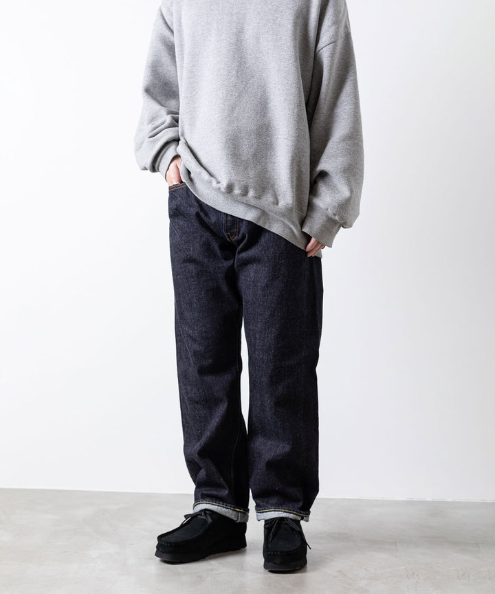 【INTÉRIM】WWⅡ 1943 HEAVY KIBATA SHUTTLE DENIM JEANS - NAVY