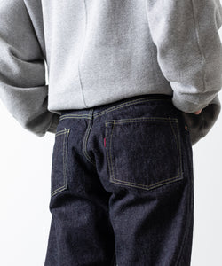 【INTÉRIM】WWⅡ 1943 HEAVY KIBATA SHUTTLE DENIM JEANS - NAVY