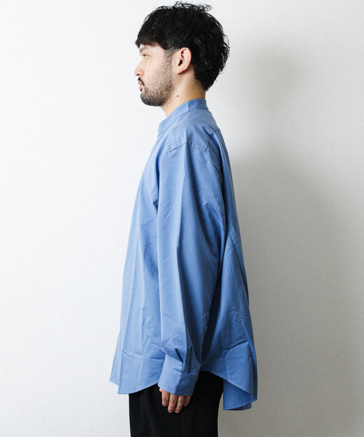 KANEMASA カネマサ 22ss ROYAL OX DRESS KNIT SHIRT STAND COLLAR LOOSE FIT シャツ 公式通販サイト sessionセッション福岡セレクトショップ