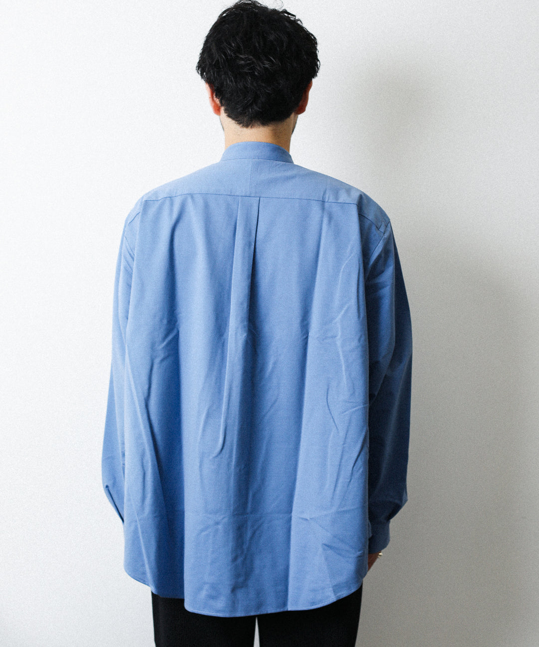 KANEMASA カネマサ 22ss ROYAL OX DRESS KNIT SHIRT STAND COLLAR LOOSE FIT シャツ 公式通販サイト sessionセッション福岡セレクトショップ