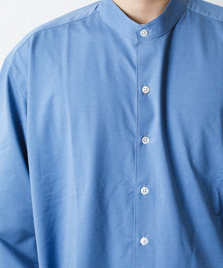 KANEMASA カネマサ 22ss ROYAL OX DRESS KNIT SHIRT STAND COLLAR LOOSE FIT シャツ 公式通販サイト sessionセッション福岡セレクトショップ