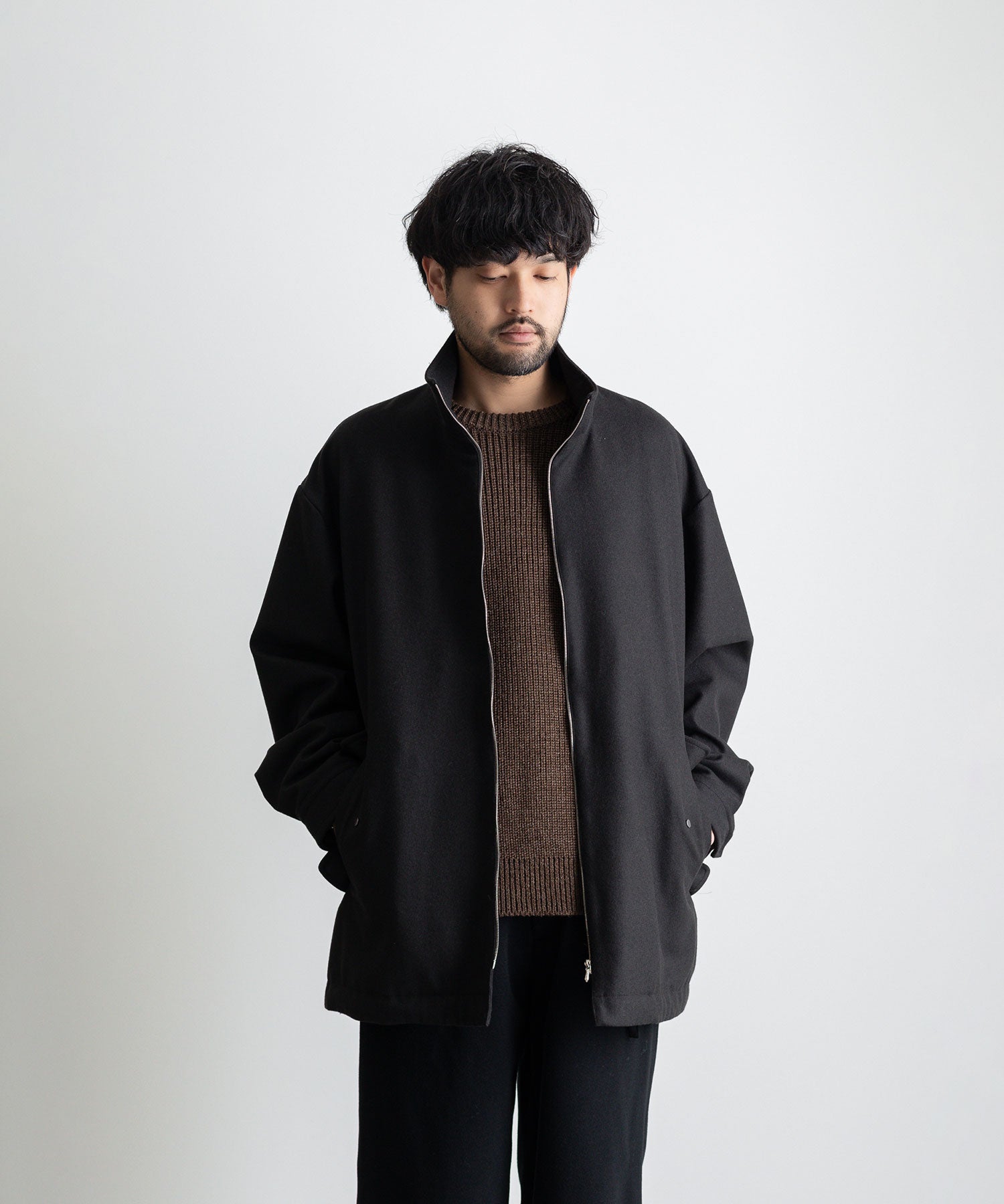 stein 22aw melton coat-