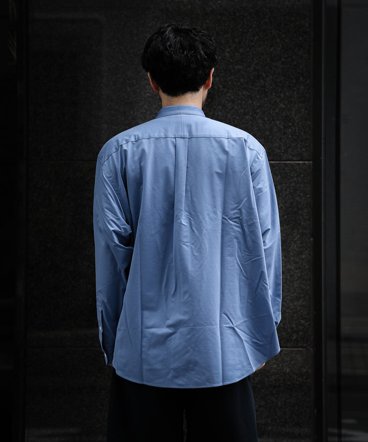 KANEMASA カネマサ 22ss ROYAL OX DRESS KNIT SHIRT STAND COLLAR LOOSE FIT シャツ 公式通販サイト sessionセッション福岡セレクトショップ
