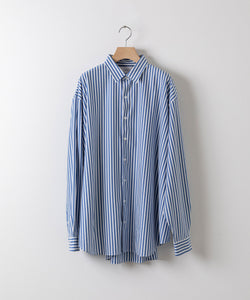 即完売 kanemasa ストライプシャツ ブルー  サイズ2
