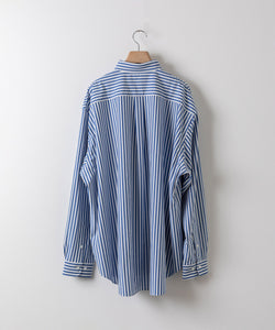 完売品 kanemasa 別注 Stripe Dress Knit Shirt