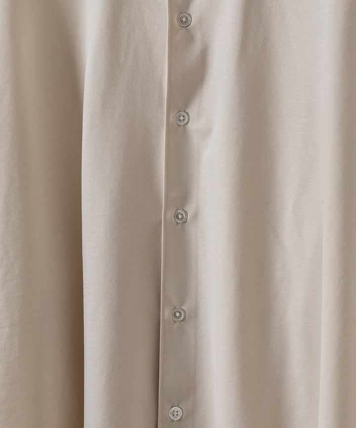 【KANEMASA PHIL.】カネマサのROYAL OX DRESS JERSEY SHIRT - ECRU