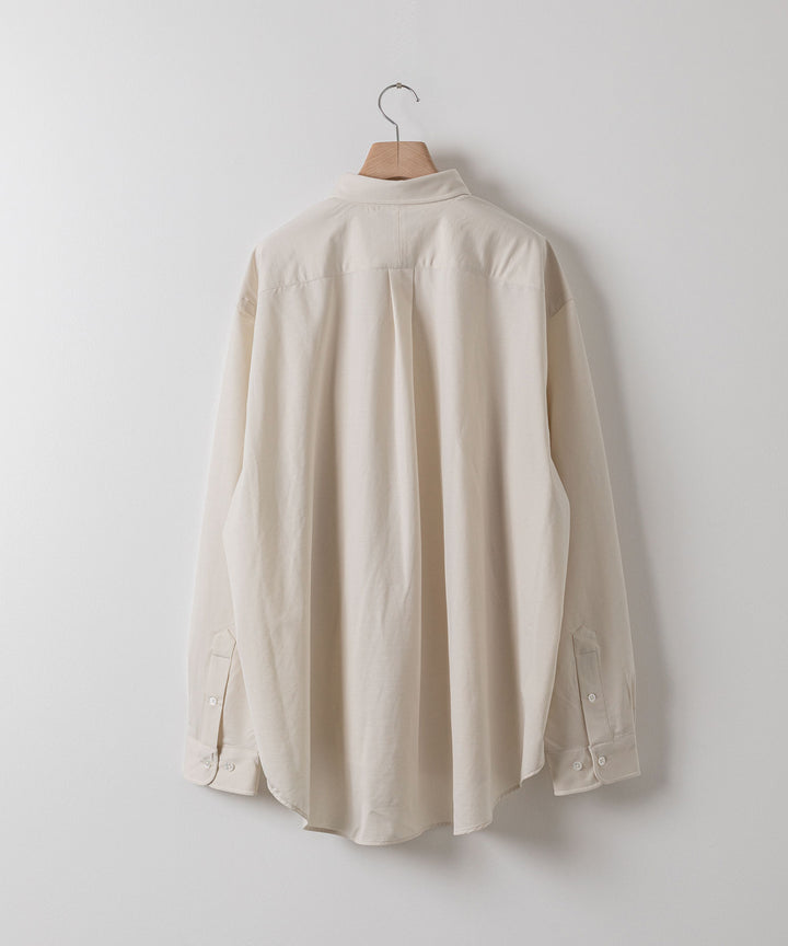 【KANEMASA PHIL.】カネマサのROYAL OX DRESS JERSEY SHIRT - ECRU