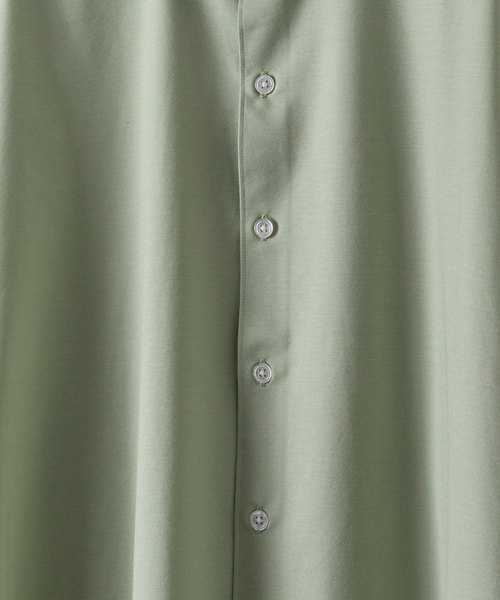 【KANEMASA PHIL.】カネマサのROYAL OX DRESS JERSEY SHIRT - LIGHT GREEN