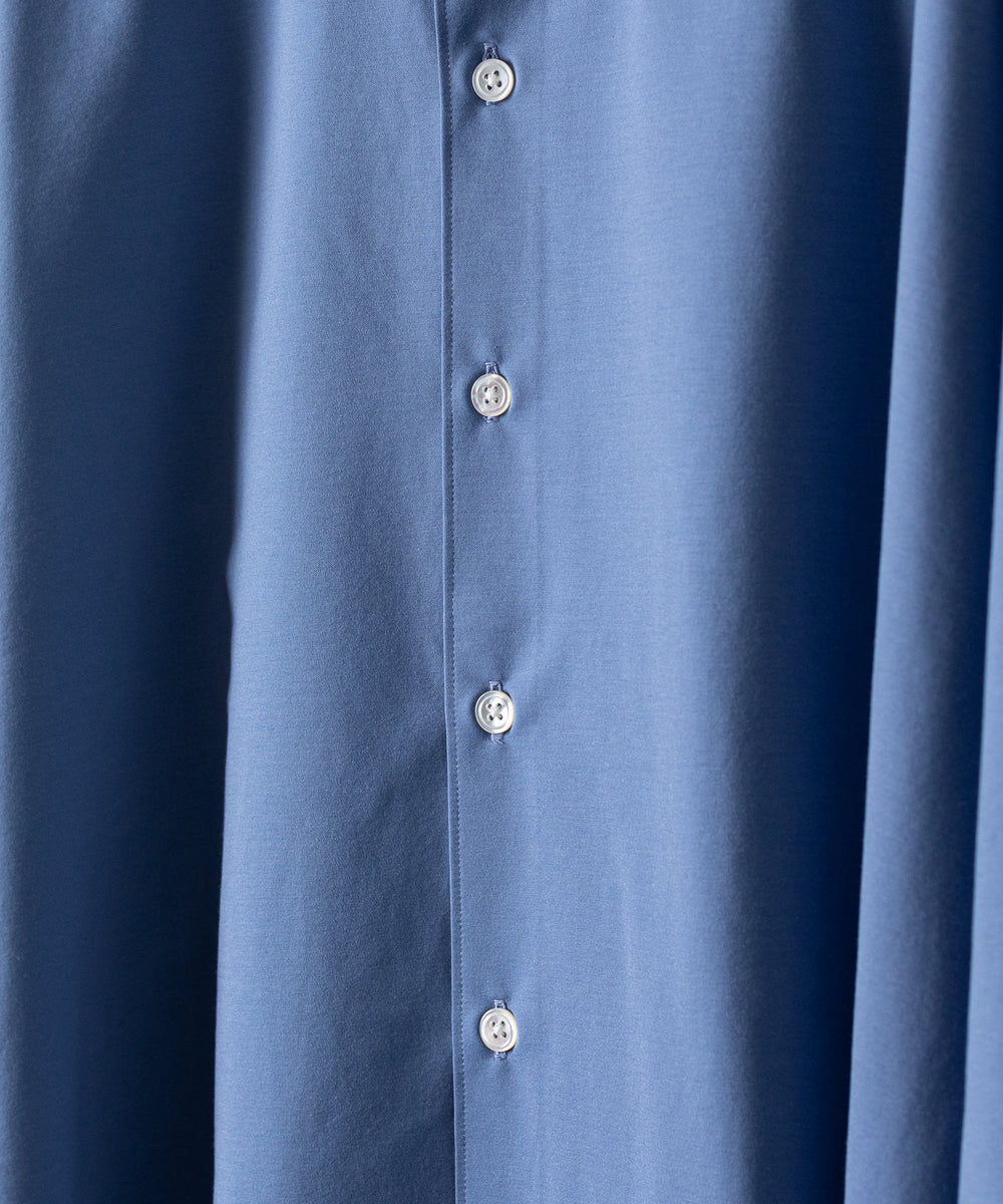 【KANEMASA PHIL.】カネマサのROYAL OX DRESS JERSEY SHIRT - ULTRAMARINE